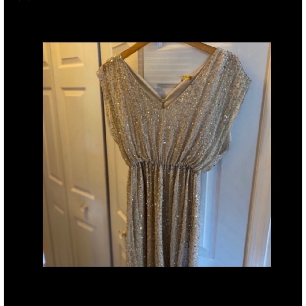 2-1 Alice &+Olivia Navy One Shelves Dress Size M View 6